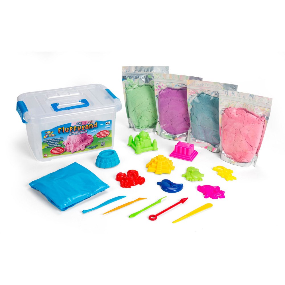 ArtKids ArtKids - Fluffy Sand - Large bucket set (32798)