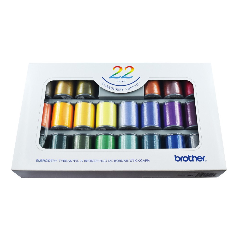 Brother Brother - ETS22 Embroiderythread Set (22 Colours)