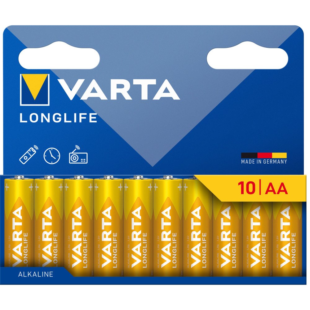 Varta Longlife AA / LR06 Batteri 10-pack
