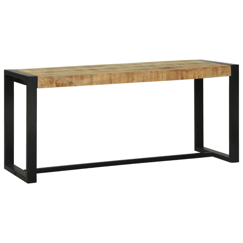 vidaXL Bänk 100x35x45 cm Solid Grovt Mangoträd