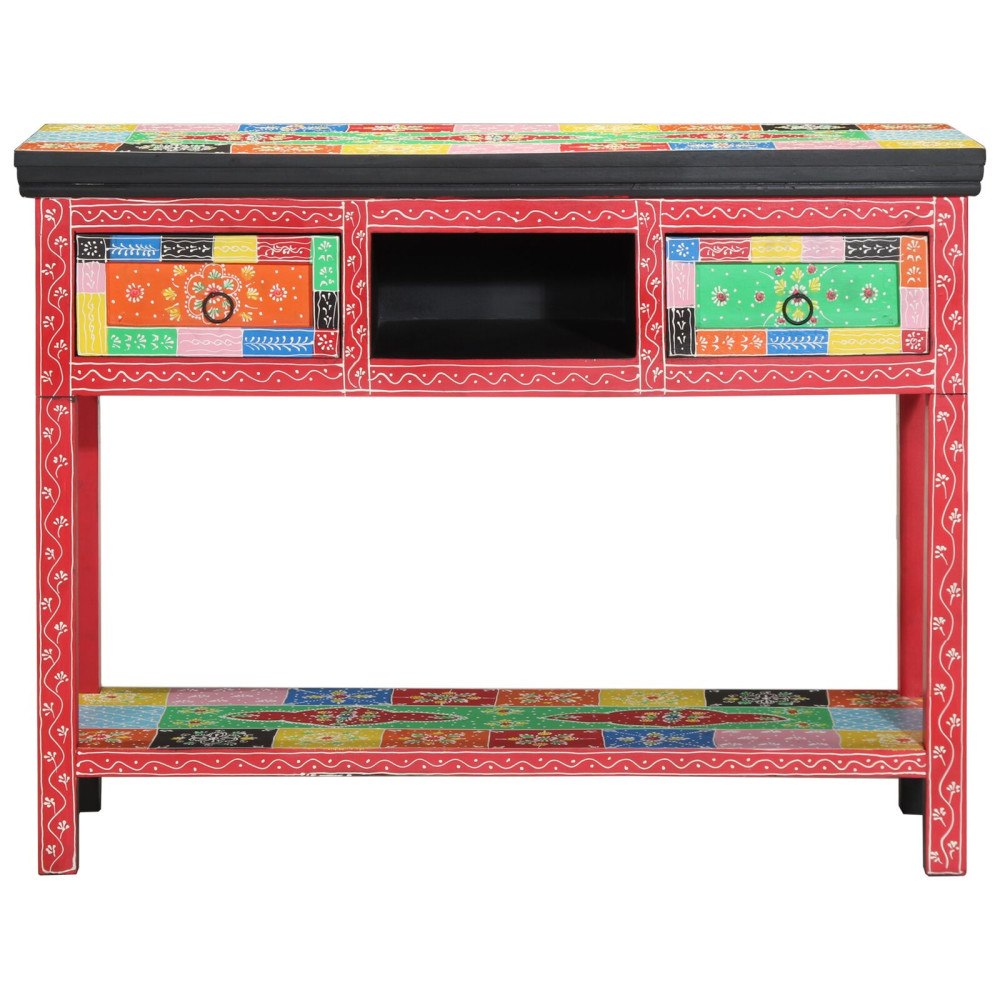 vidaXL Konsolbord i flera färger, 100x30x75 cm, i massivt mango