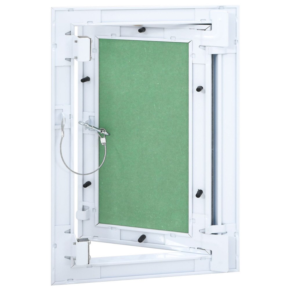 vidaXL Accesspanel med aluminiumram och gipsskiva 200x300 mm