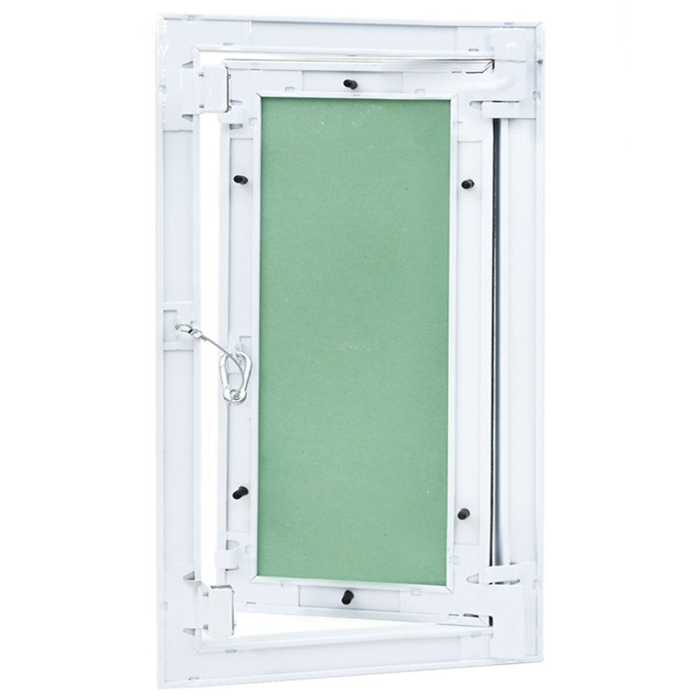 vidaXL Access Panel Grön, Silver Aluminium, Gips 450 x 300 x 12,5 mm