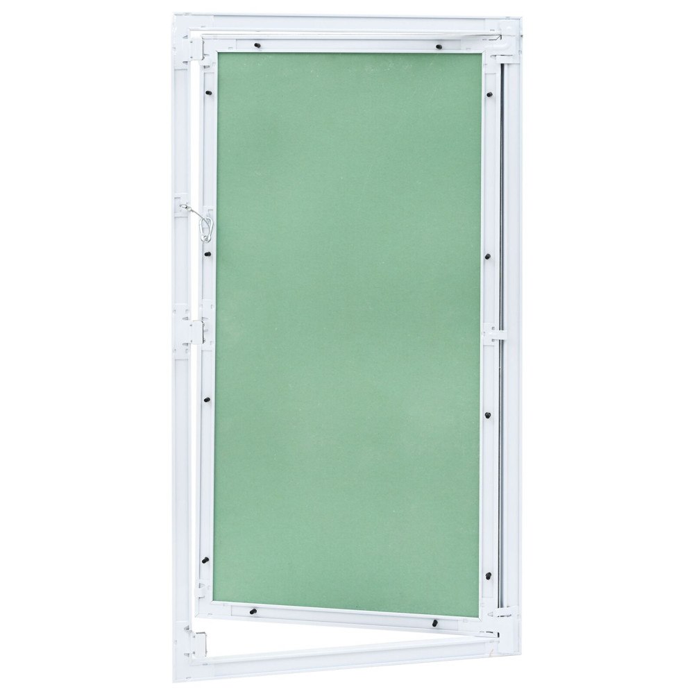 vidaXL Accesspanel med aluminiumram och gips 400x800 mm
