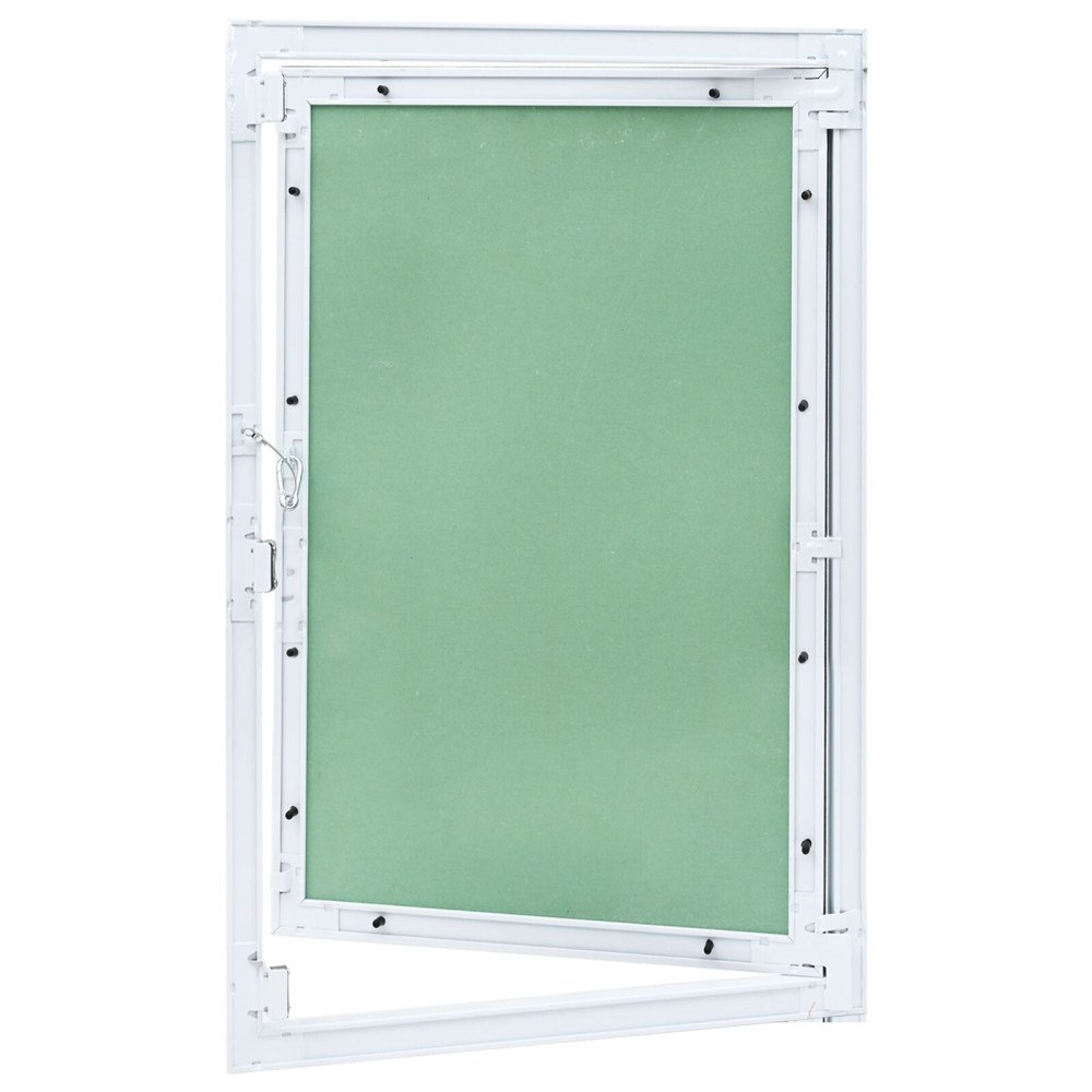 vidaXL Åtkomstpanel med aluminiumsram och gips 500x700 mm