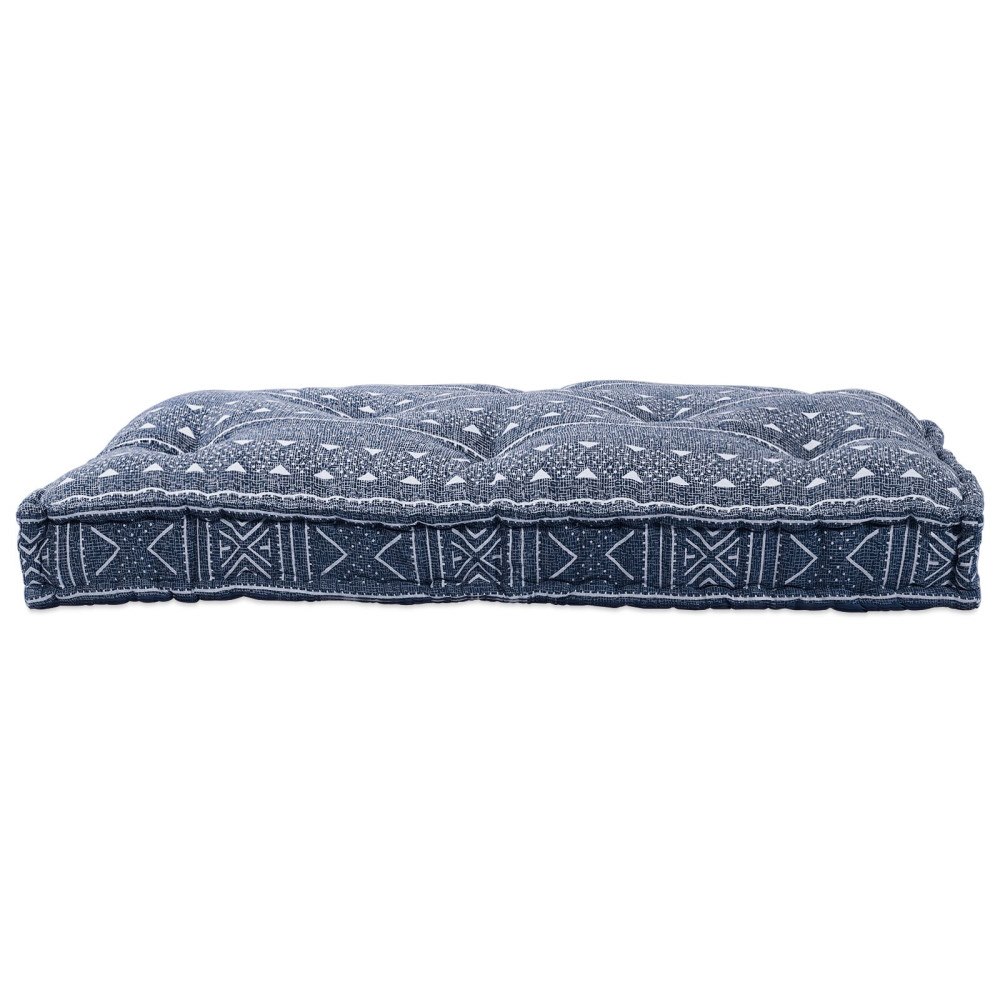 vidaXL Palletkudde Indigo 120x80x12 cm Tyg