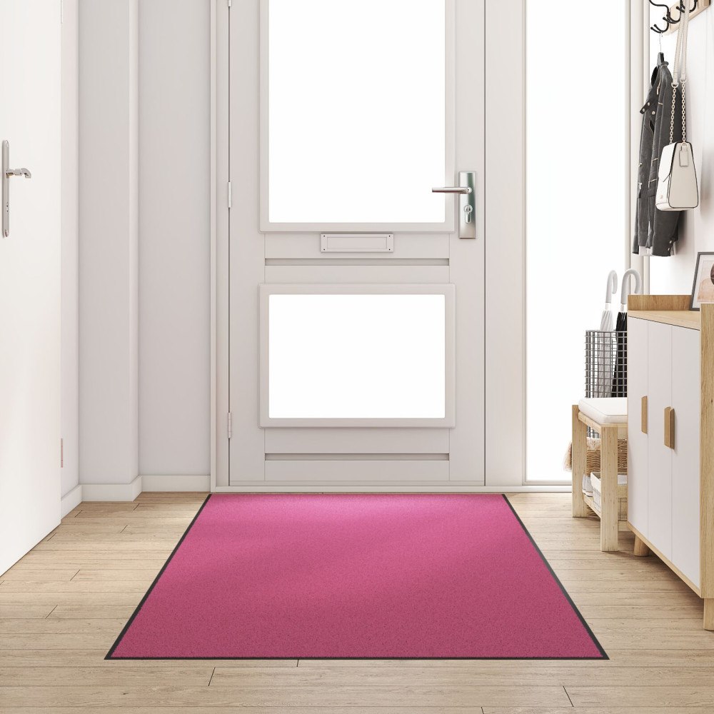 vidaXL Rosa Dörrmatta - Maskintvättbar, 120x250 cm
