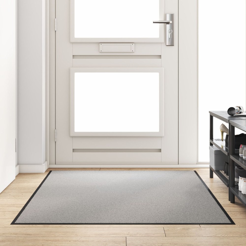 vidaXL Dörrmatta Rektangulär Grå 120x180 cm