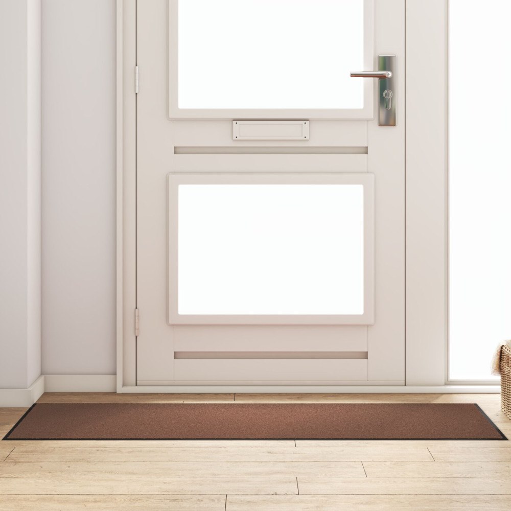 vidaXL Rektangulär Brun Dörrmatta 60x180 cm