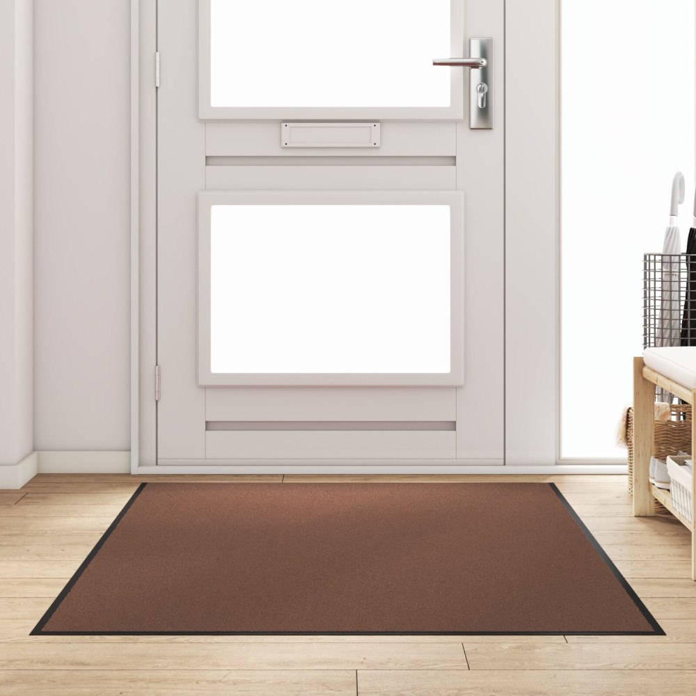 vidaXL Dörrmatta Rektangulär Brun 120x180 cm