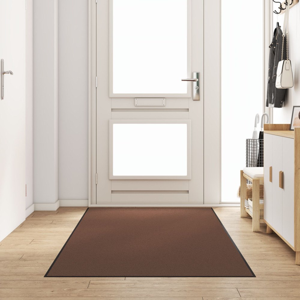 vidaXL Dörrmatta Rektangulär Brun 120x250 cm