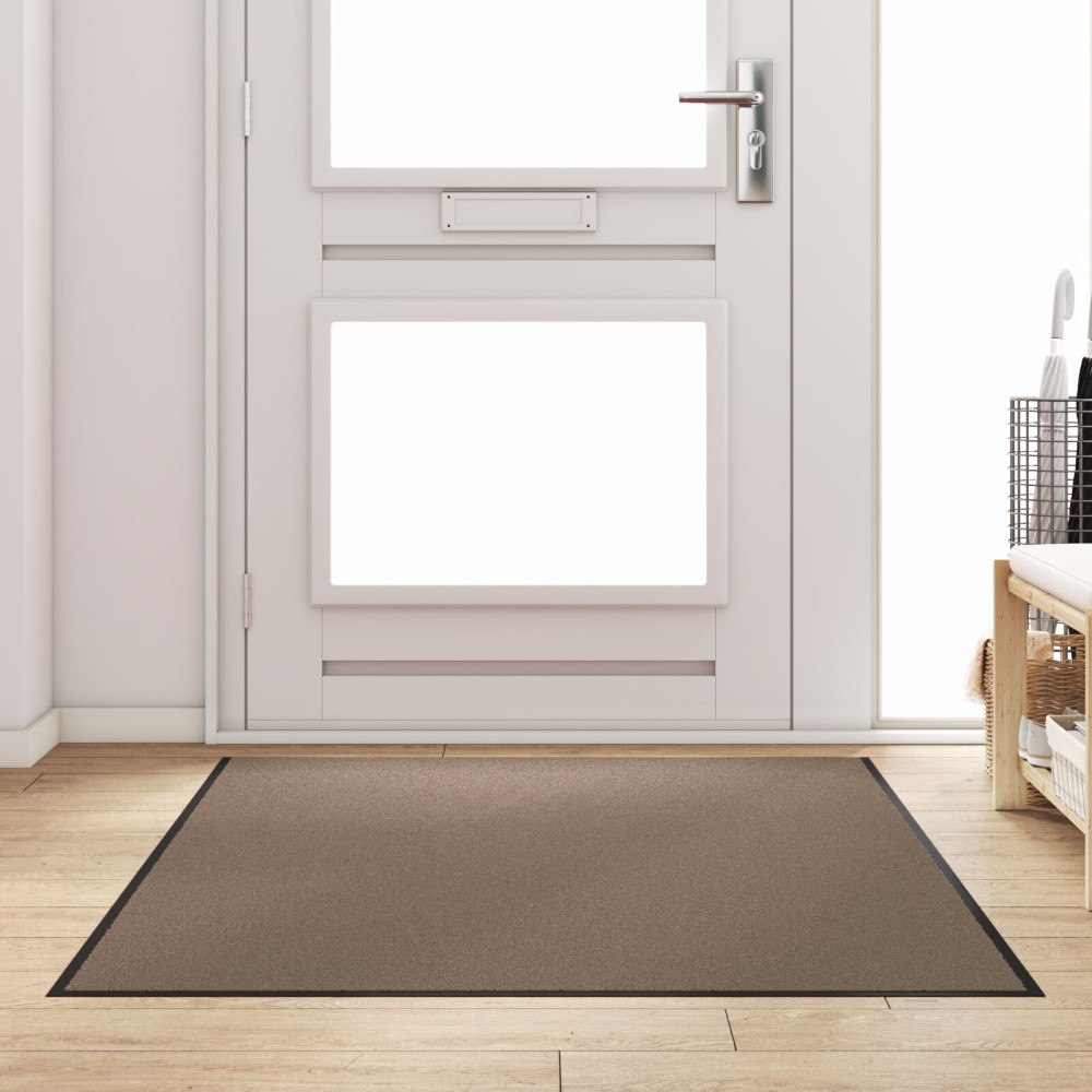 vidaXL Rektangulär Dörrmatta Beige 120x180 cm