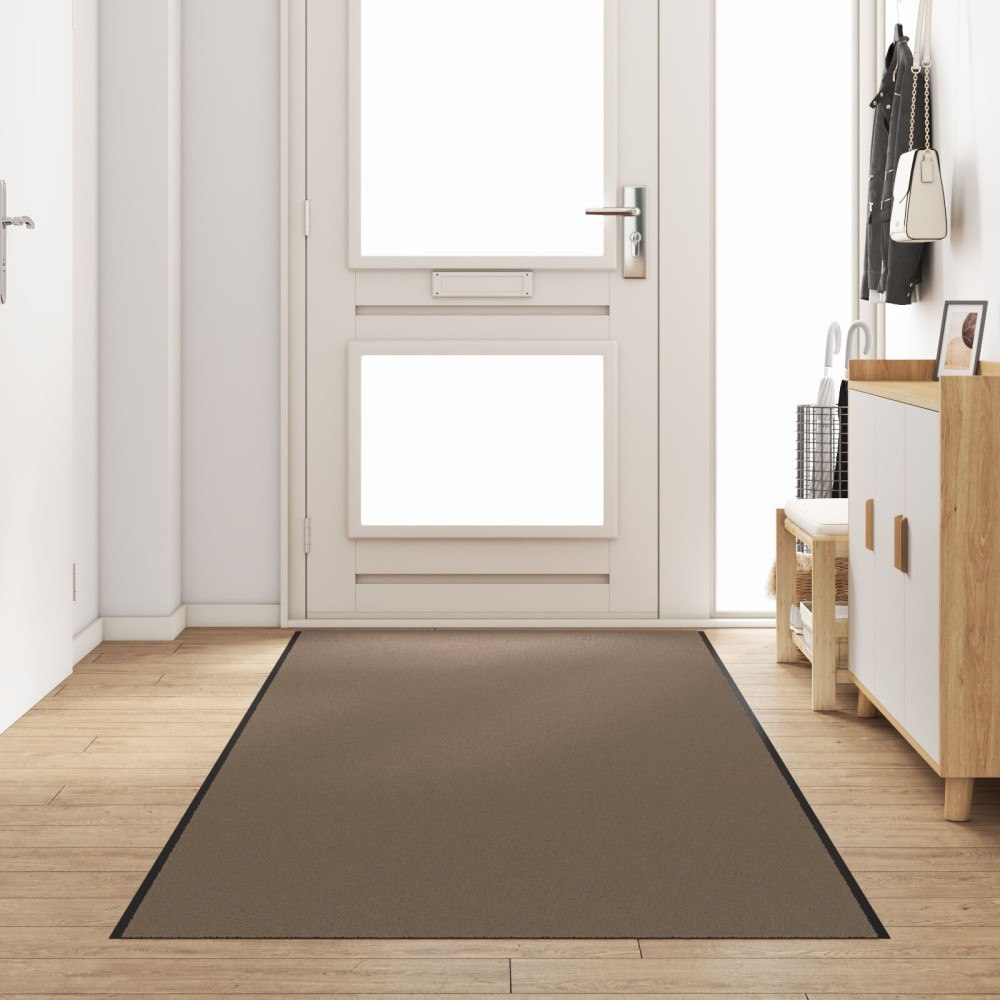 vidaXL Rektangulär Dörrmatta Beige 120x350 cm