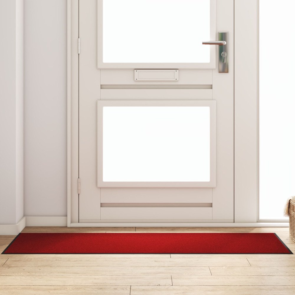 vidaXL Dörrmatta Rektangulär Röd 60x180 cm