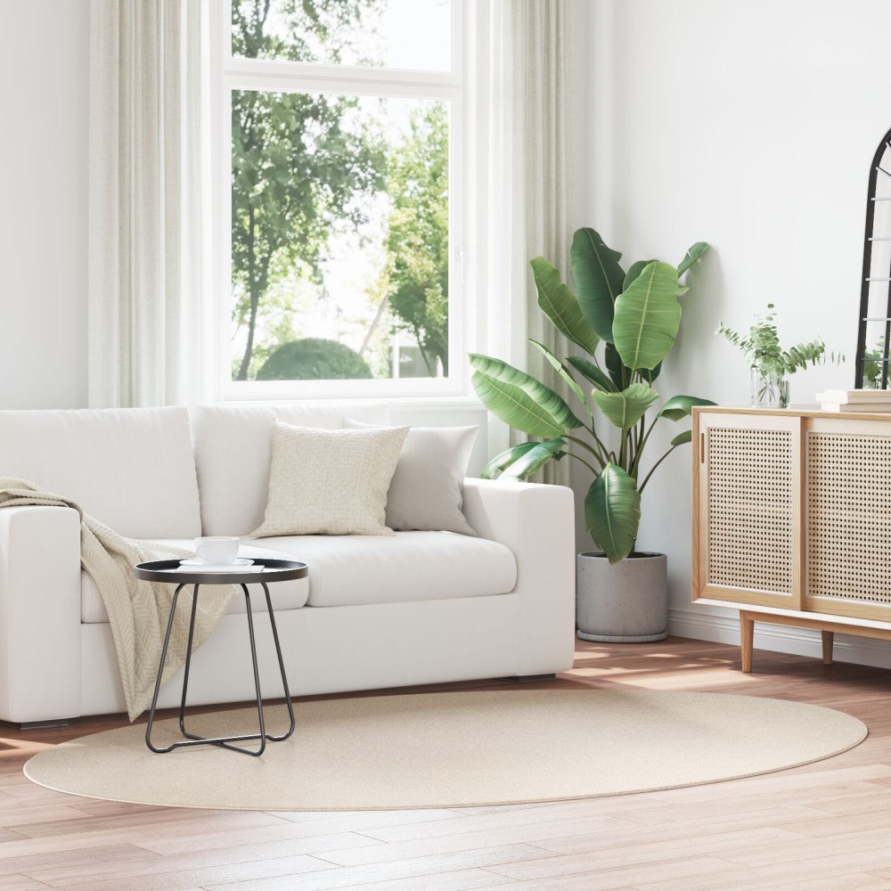 vidaXL Matta ""HUARTE"" Beige 160x230 cm Oval