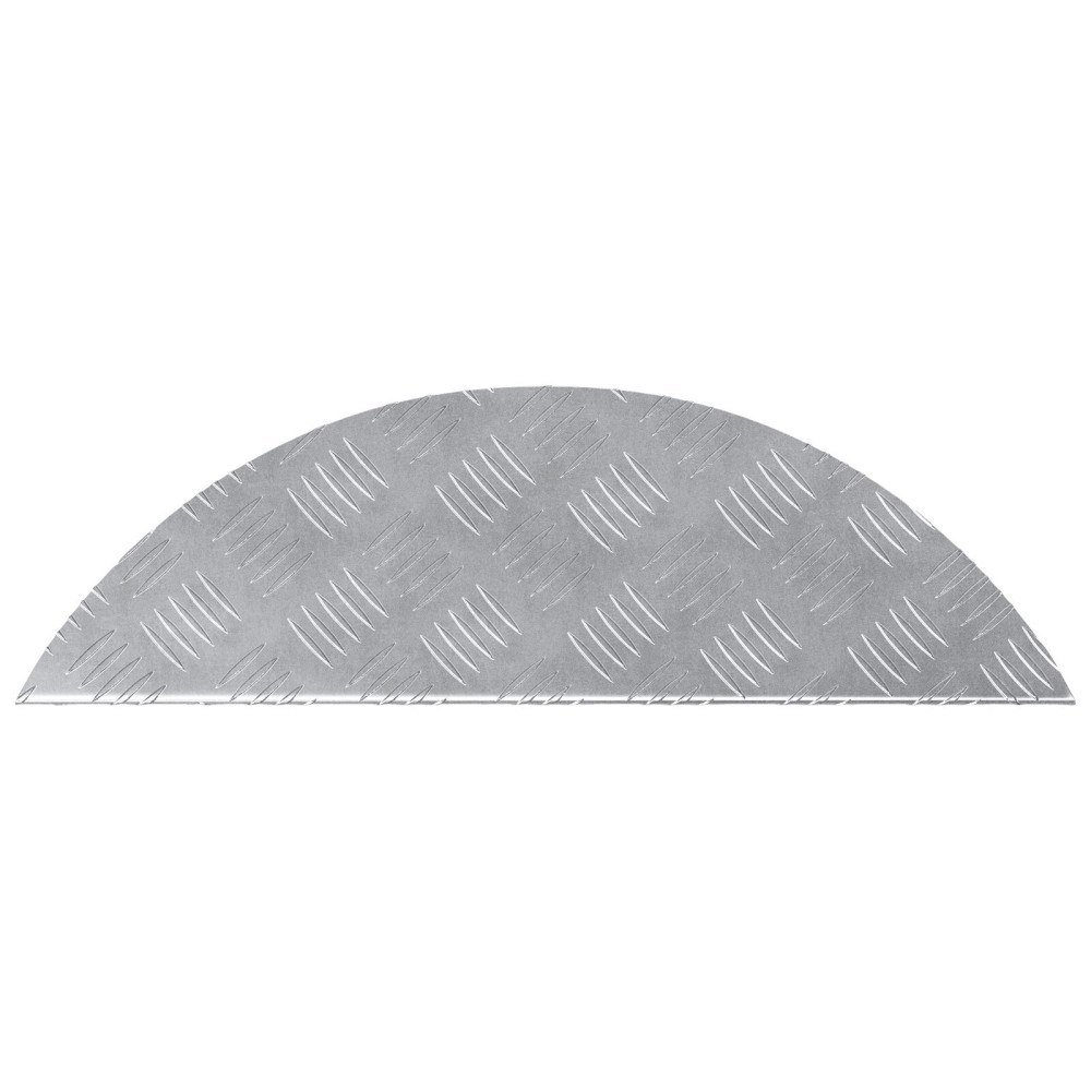 vidaXL Aluminiummattor för trappor 15 st Halkfri 60x18 cm