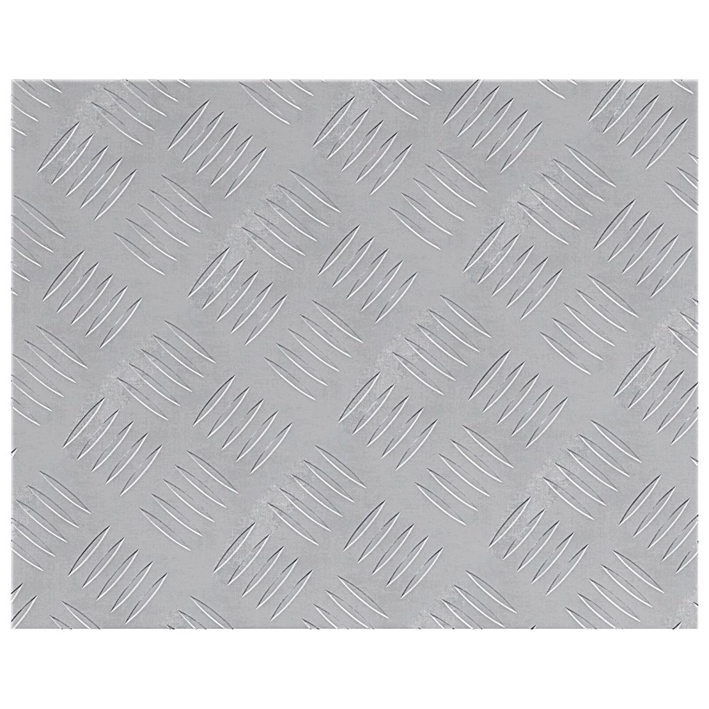 vidaXL Trappsteg Rektangulär 2 pcs Silver 50 x 40 cm Aluminium