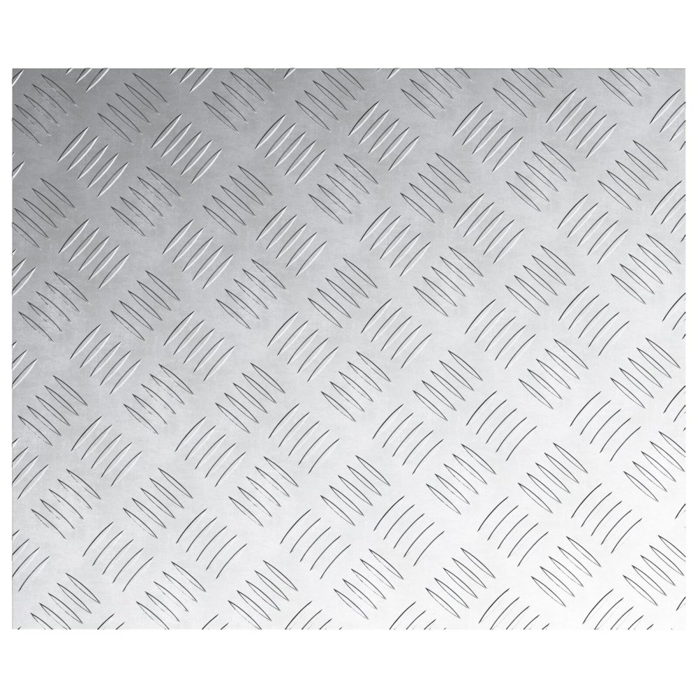 vidaXL Aluminium Mönsterplåtar - 4 Pack - Anti-Slip - 60x50 cm