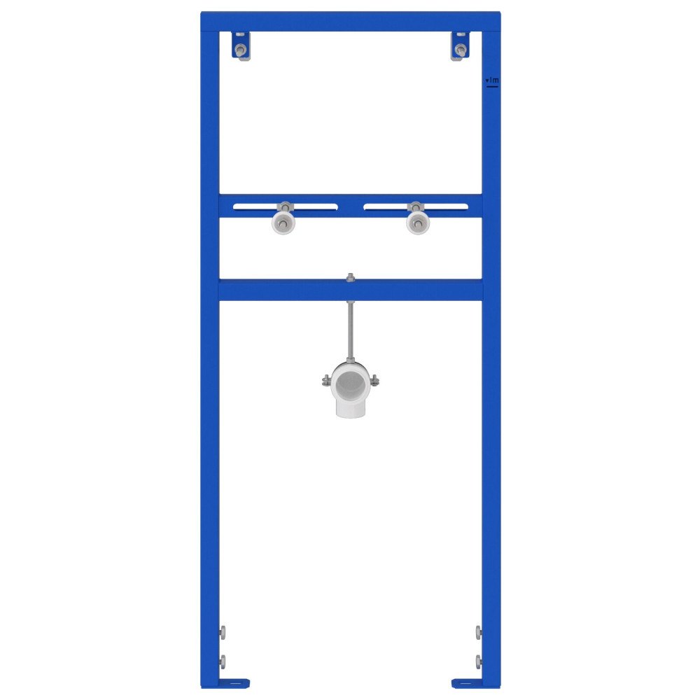vidaXL Dold Monteringsram för Handfat 50x112-136 cm Stål