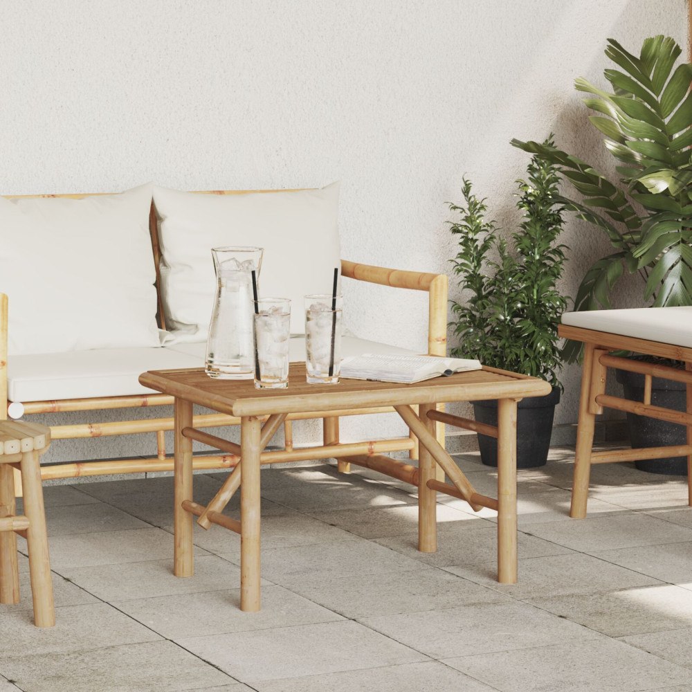 vidaXL Kaffeebord 70x40x36 cm Bambufiber