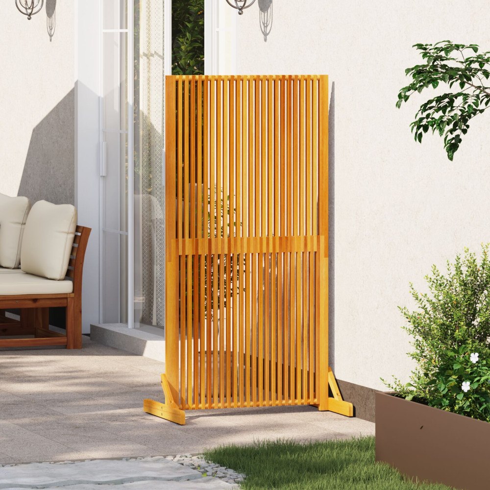 vidaXL Integritetsavskärm Inomhus/Ute 150 cm Solid Akacia Trä