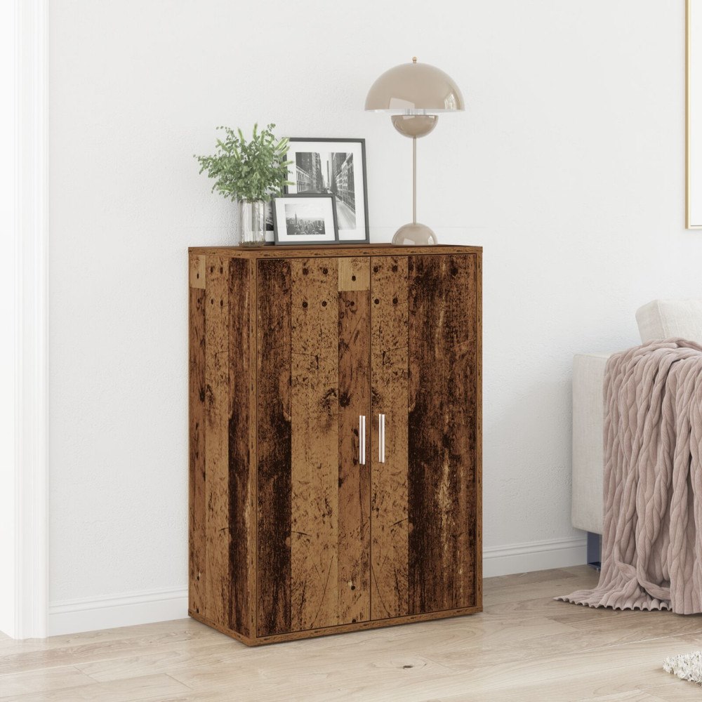 vidaXL Sideboard återvunnet trä 60x31x84 cm konstruerat trä