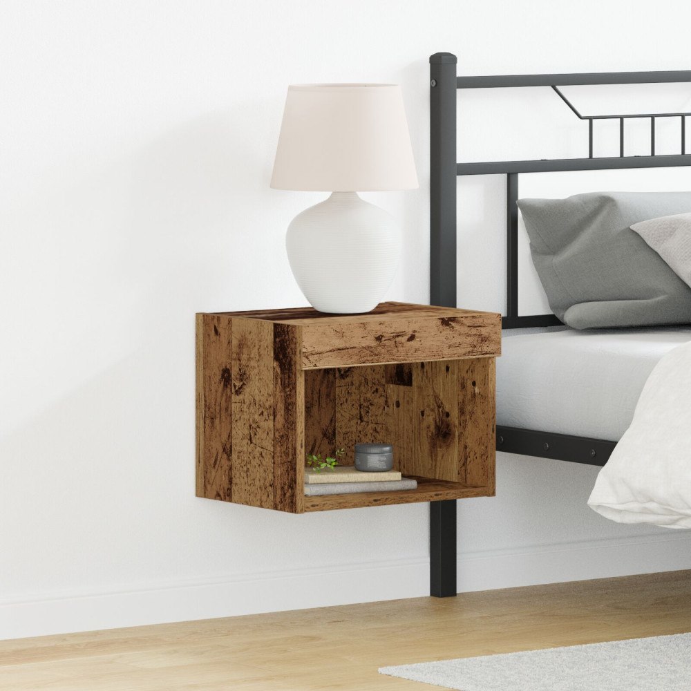 vidaXL TV-bänkset 2 pcs Gammalt trä 40 x 30 x 30 cm Konstruerat trä