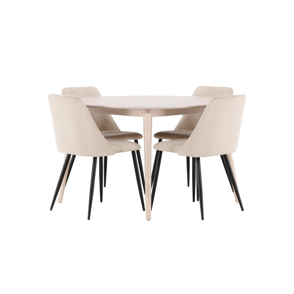 Venture Home Matbord Flora med Night Stol