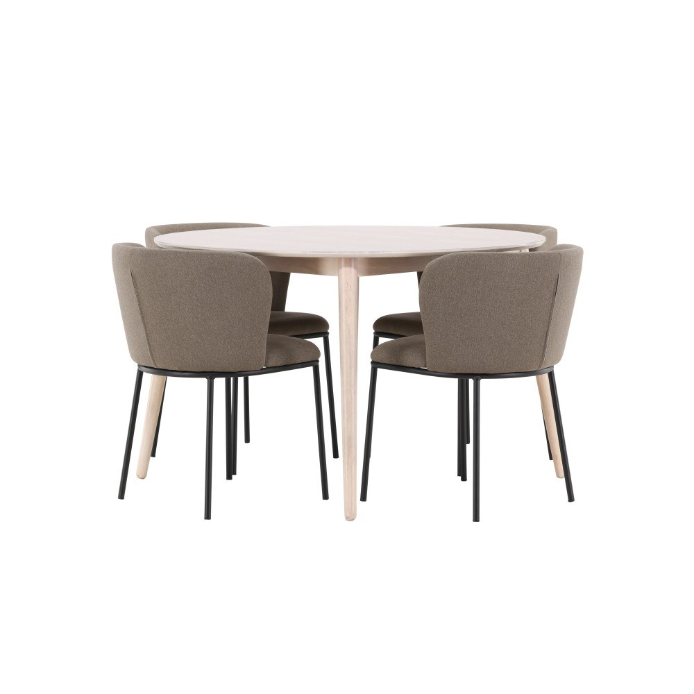 Venture Home Matbord Flora med Edina Stol
