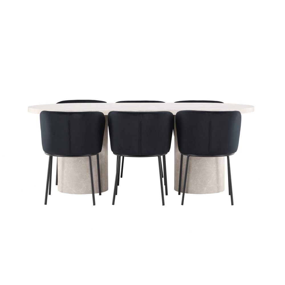 Venture Home Matbord Narvik med Edina Stol