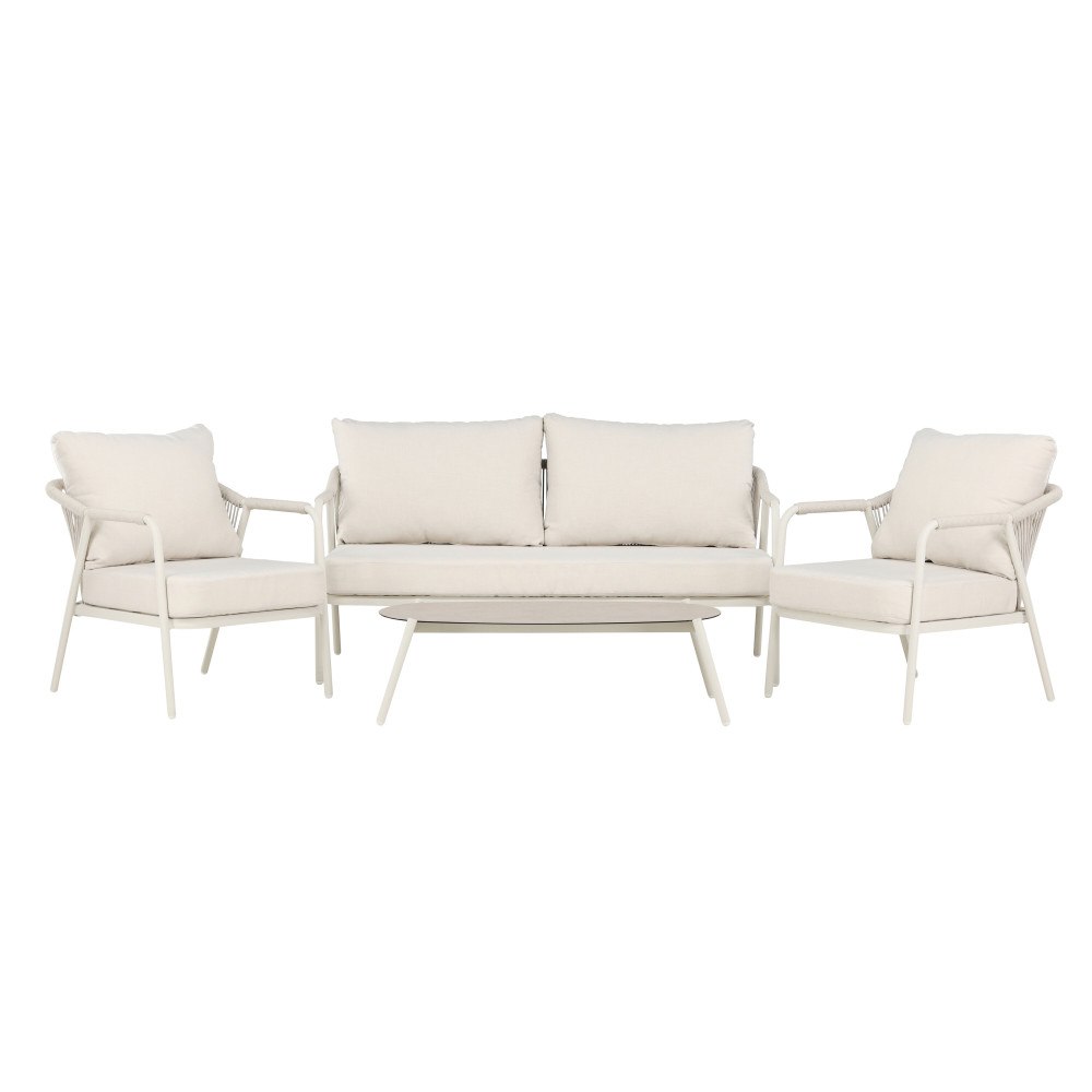 Venture Home Sicily Lounge Set Beige Beige