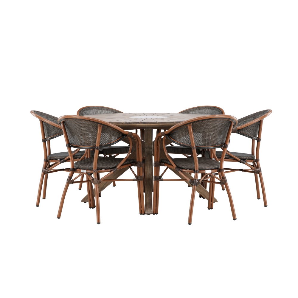 Venture Home Rosario Rund Matgrupp