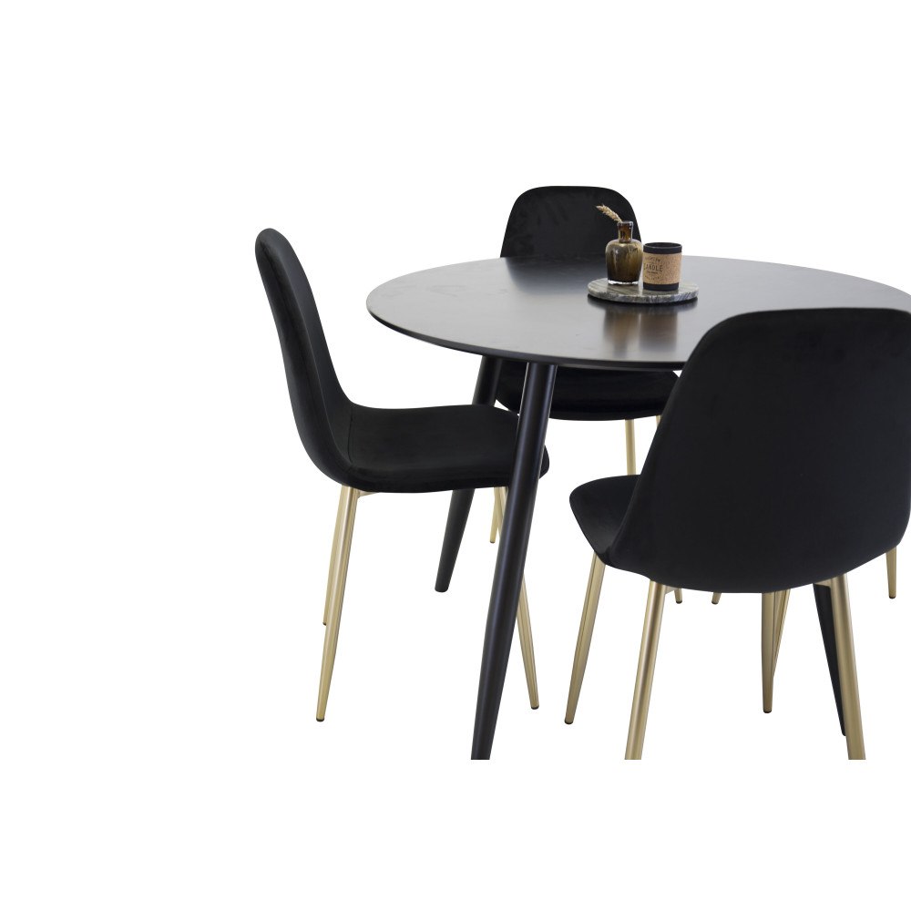 Venture Home Matgrupp Plaza med stolarna Polar