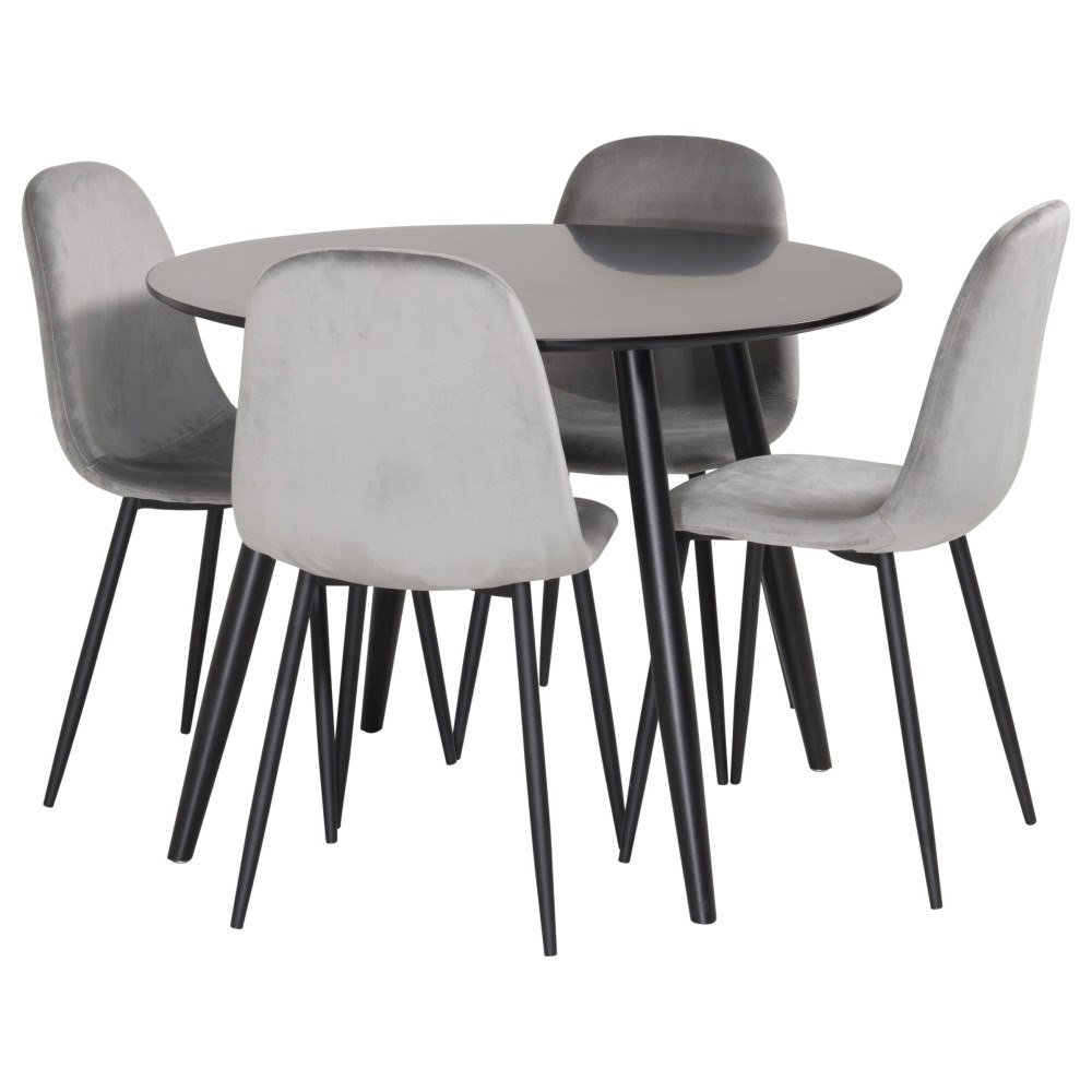 Venture Home Matgrupp Plaza med stolarna Polar