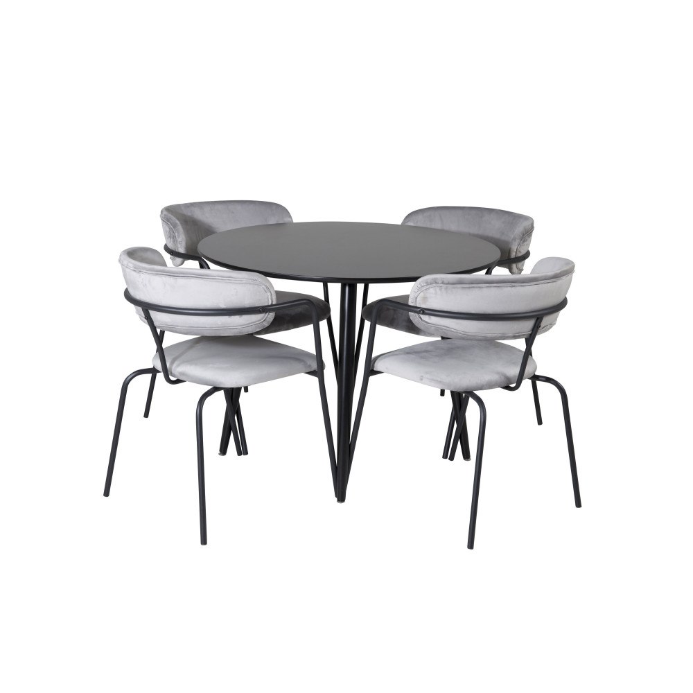 Venture Home Matgrupp Plaza med stolarna Arrow