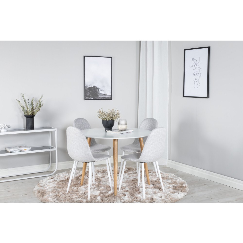 Venture Home Matgrupp Plaza med stolarna Polar