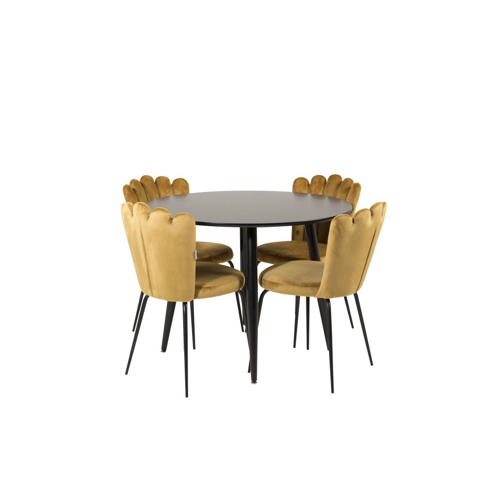 Venture Home Matgrupp Plaza med stolarna Limhamn