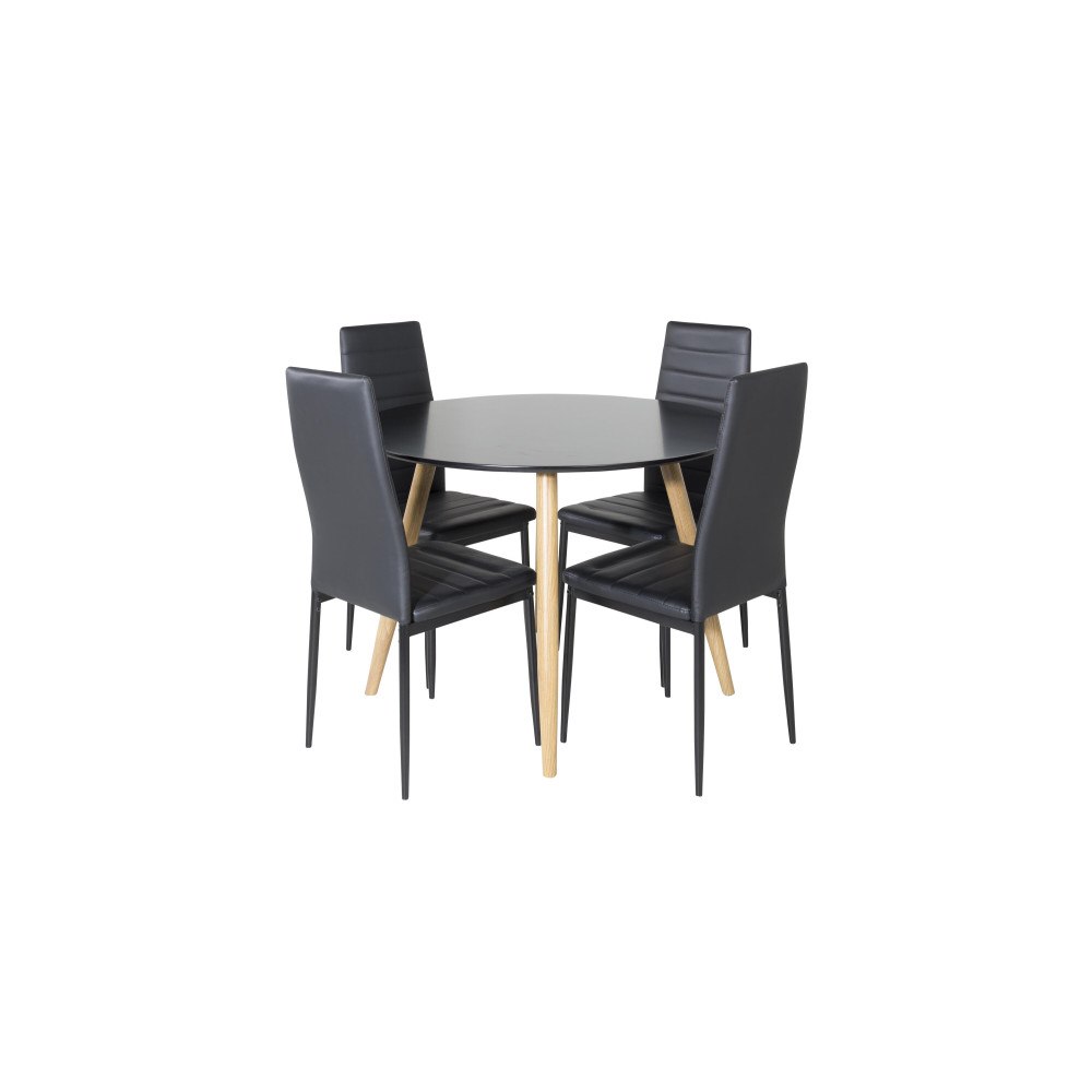 Venture Home Matgrupp Plaza med stolarna Slim
