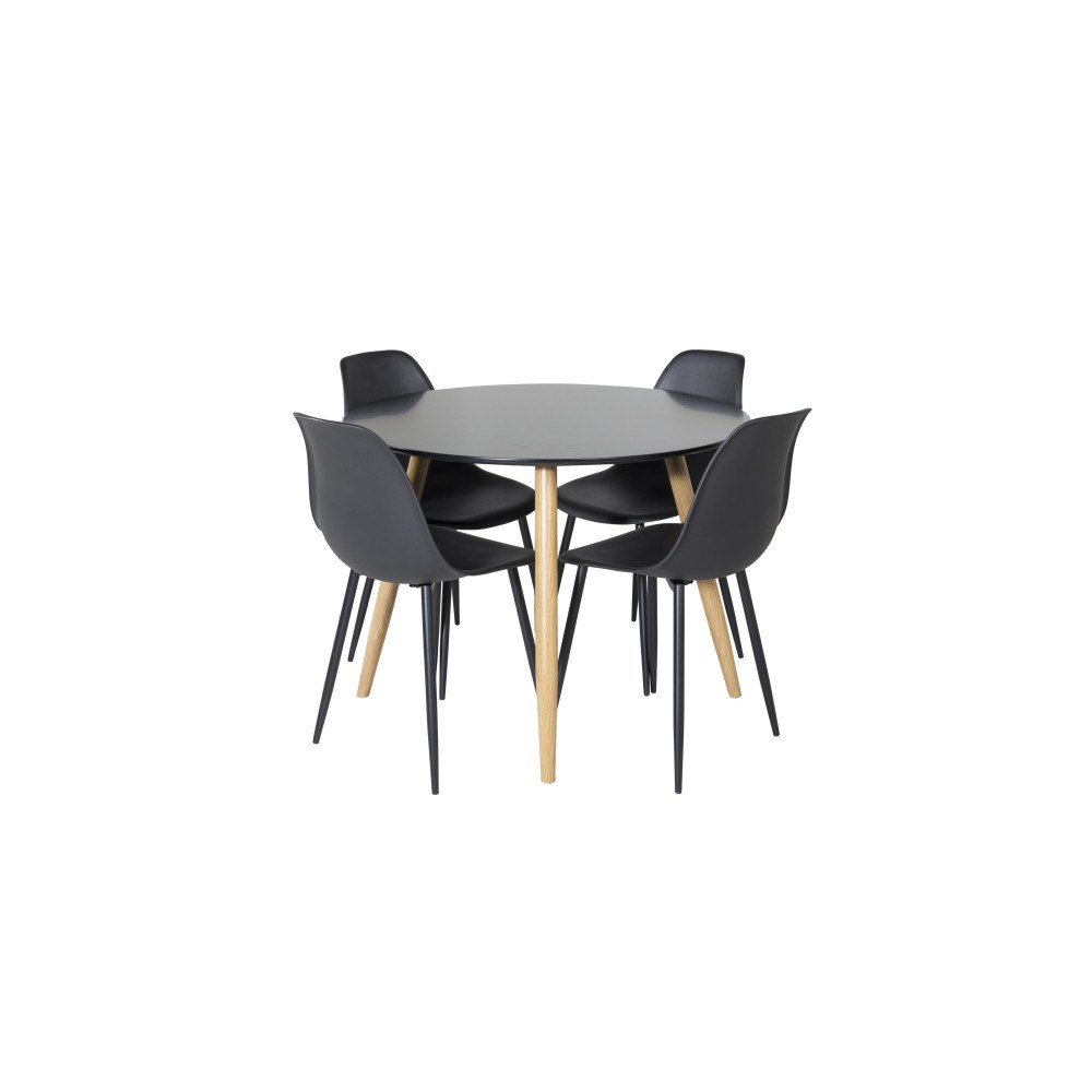 Venture Home Matgrupp Plaza med stolarna Polar