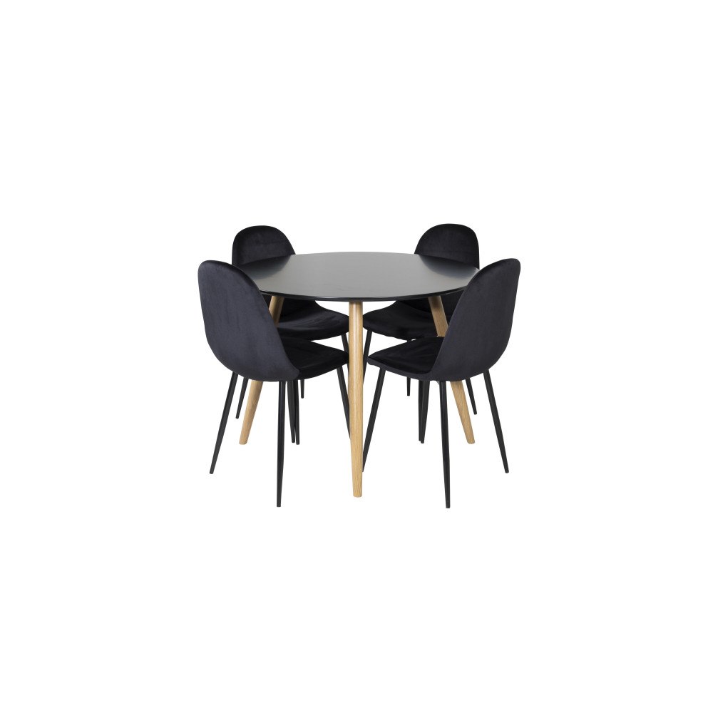 Venture Home Matgrupp Plaza med stolarna Polar