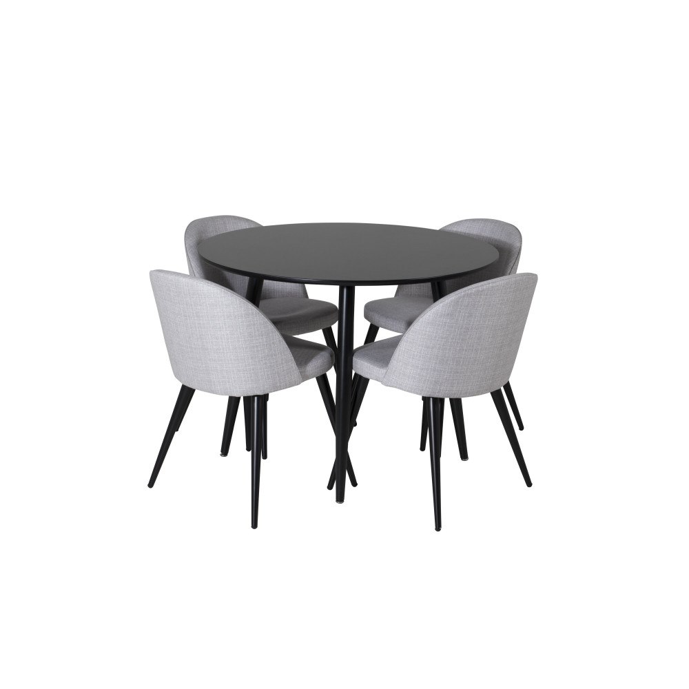 Venture Home Matgrupp Plaza med stolarna Velvet
