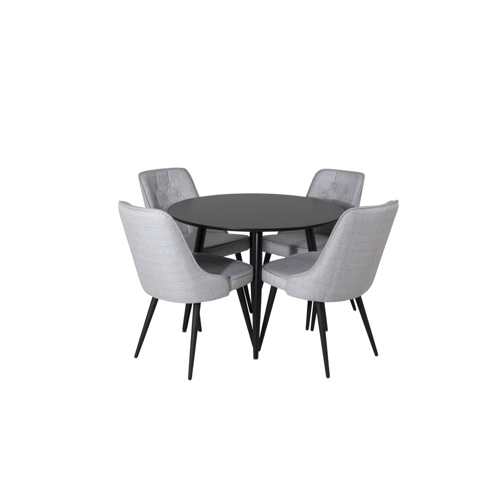 Venture Home Matgrupp Plaza med stolarna Velvet Deluxe