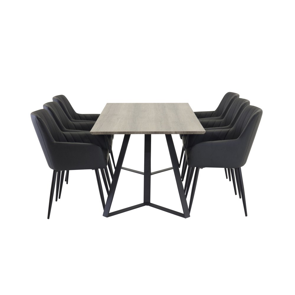 Venture Home Matgrupp Marina med stolarna Comfort
