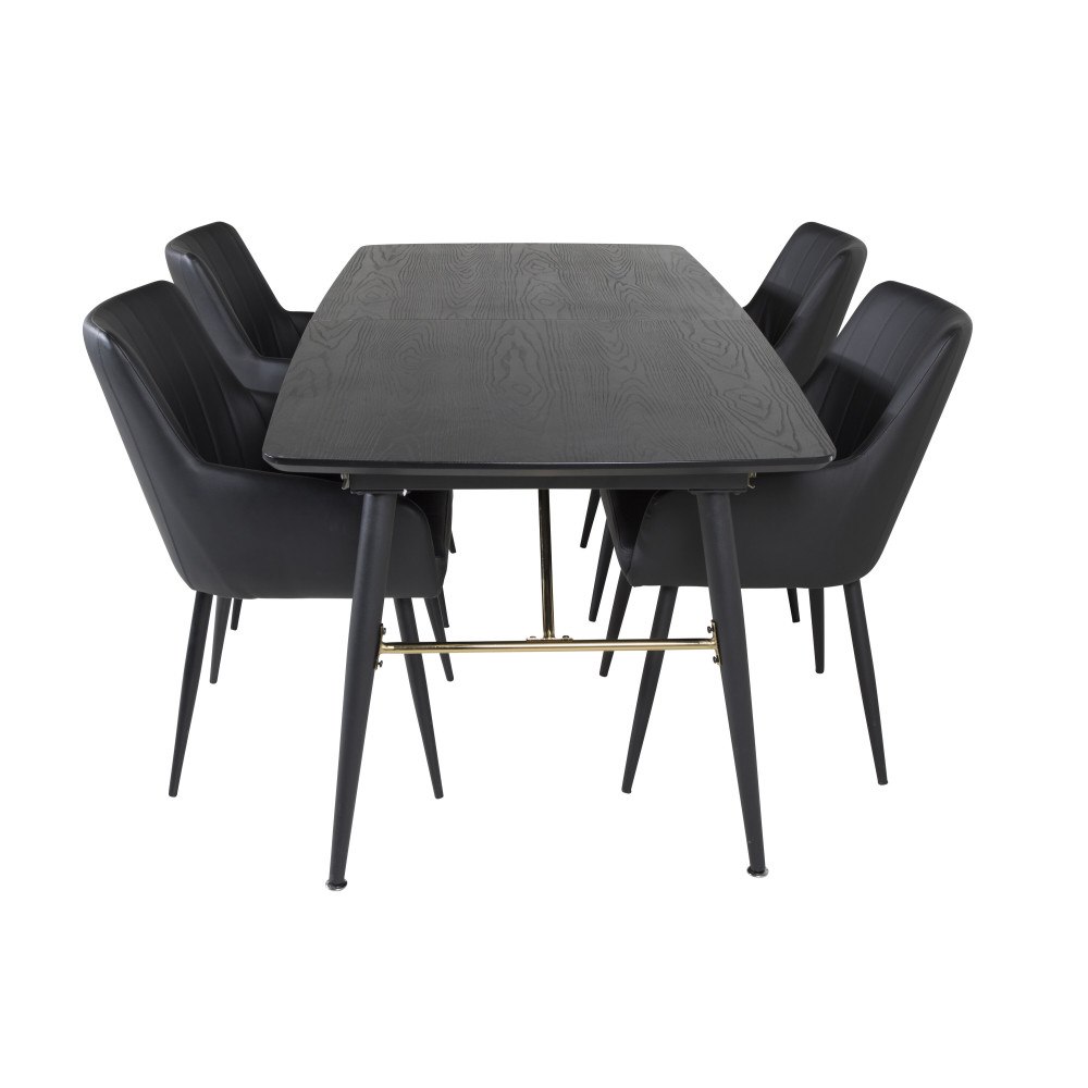 Venture Home Matgrupp Gold med stolarna Comfort