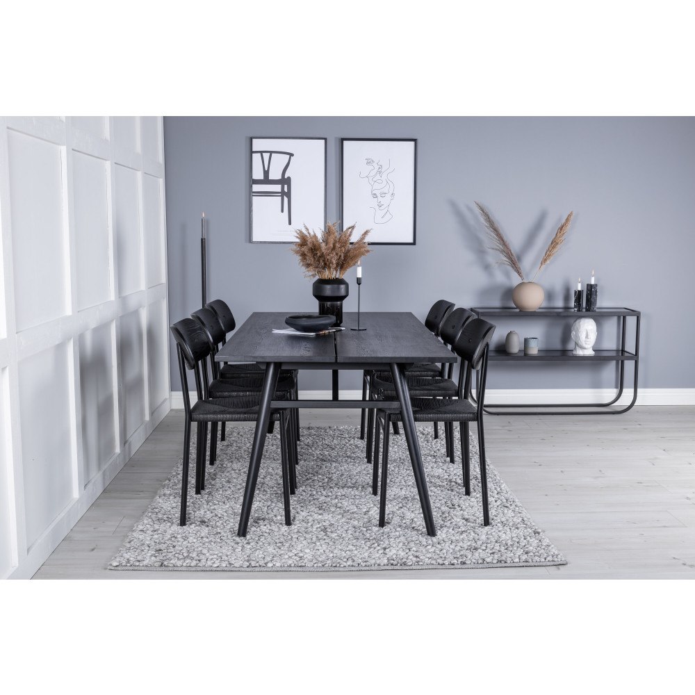 Venture Home Matgrupp Sleek med stolarna Polly
