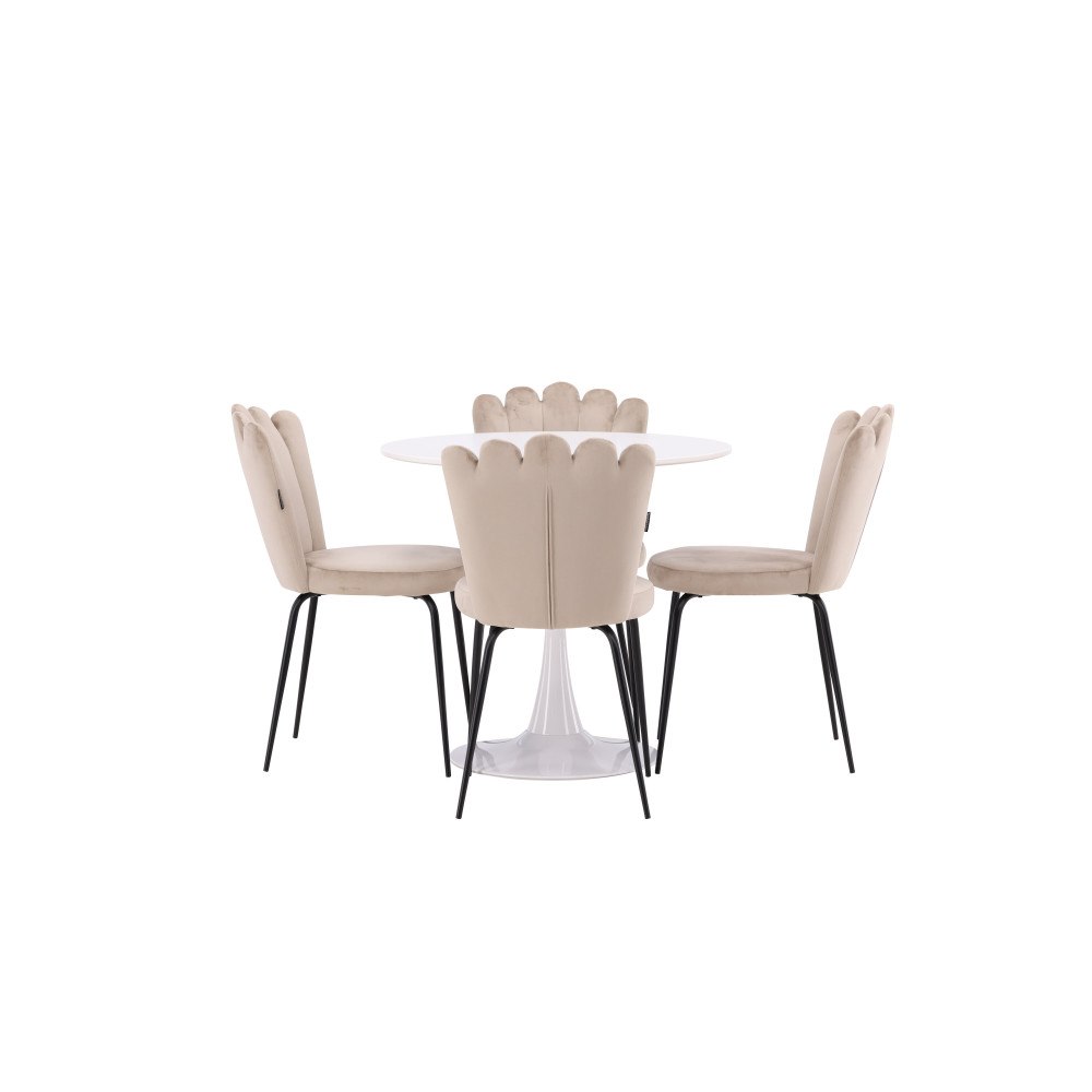 Customer Specific Matgrupp Hamden med 4 stycken stolar Limhamn