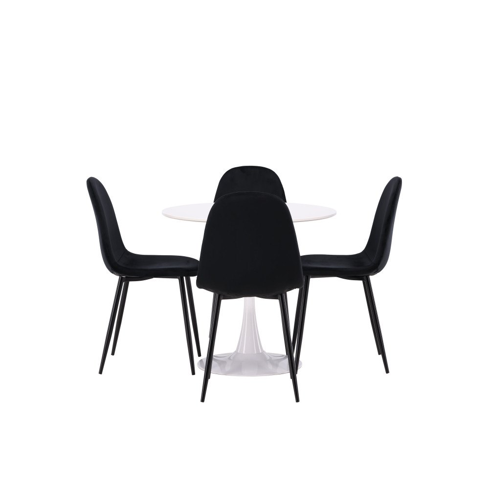 Customer Specific Matgrupp Hamden med 4 stycken stolar Polar