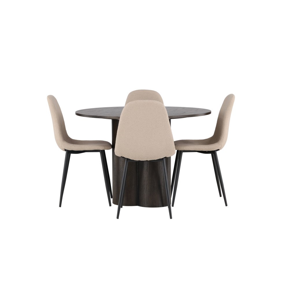 Venture Home Matgrupp Olivia med stolarna Polar