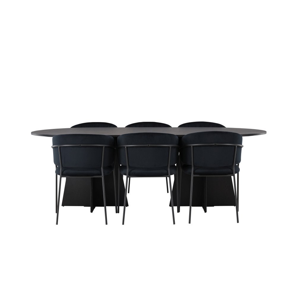 Venture Home Matgrupp Bootcut med stolarna Selma