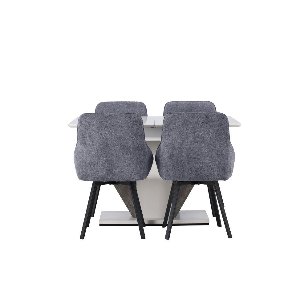 Venture Home Matgrupp Disa med stolarna Rosie